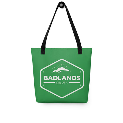 Badlands Tote Bag in kelly green