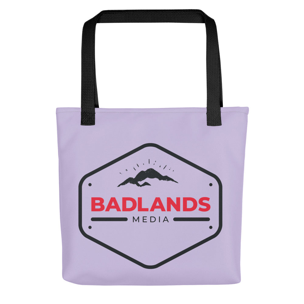 Badlands Tote Bag in grape sherbet