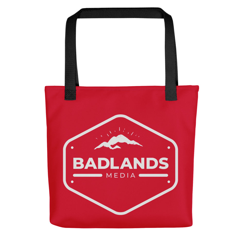 Badlands Tote Bag in cherry