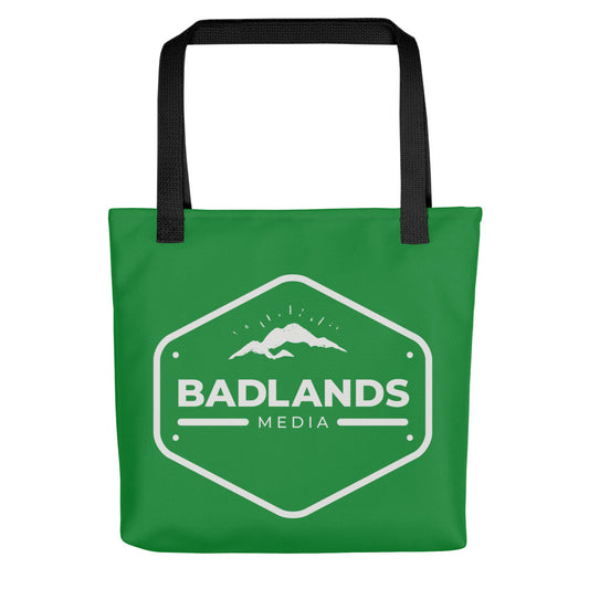 Badlands Tote Bag in kelly green