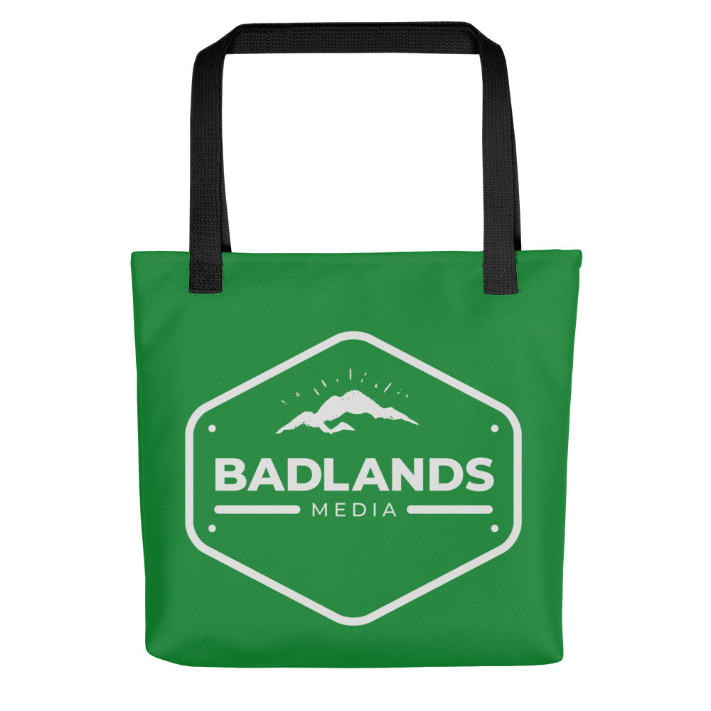 Badlands Tote Bag in kelly green