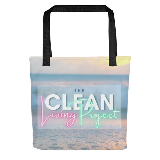 The Clean Living Project All-Over Print Tote Bag