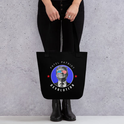 Trump Devolution Tote bag (black)