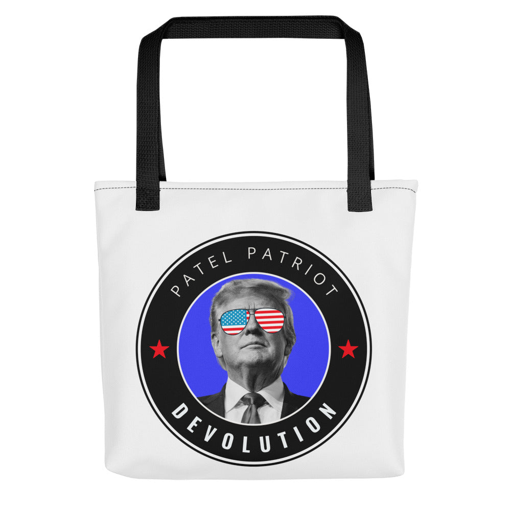 Trump Devolution Tote bag (white)