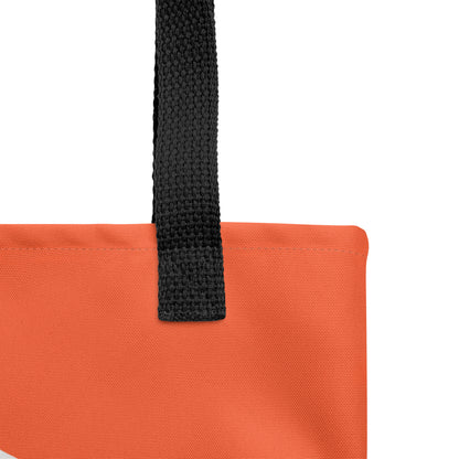 Badlands Tote Bag in tangerine