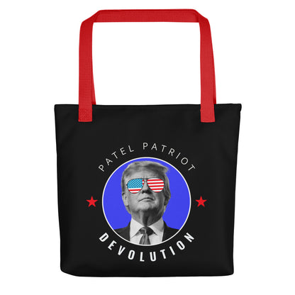 Trump Devolution Tote bag (black)