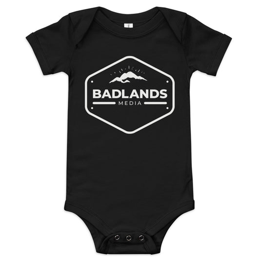 Badlands Baby Short Sleeve Onesie (white logo)