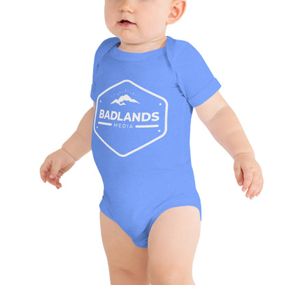 Badlands Baby Short Sleeve Onesie (white logo)