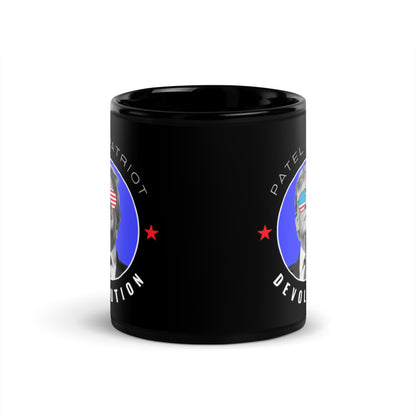 Trump Devolution Black Glossy Mug