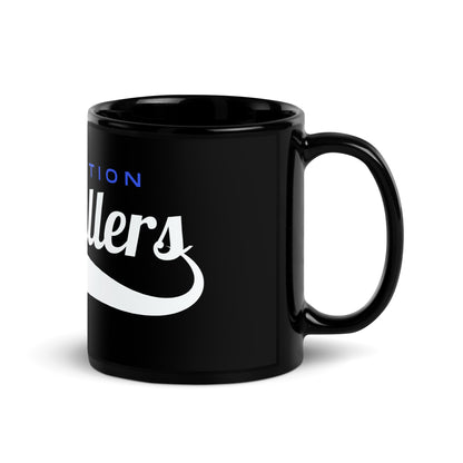 Spitballers Black Glossy Mug