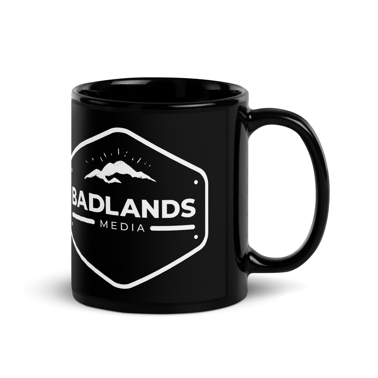 Badlands Black Glossy Mug