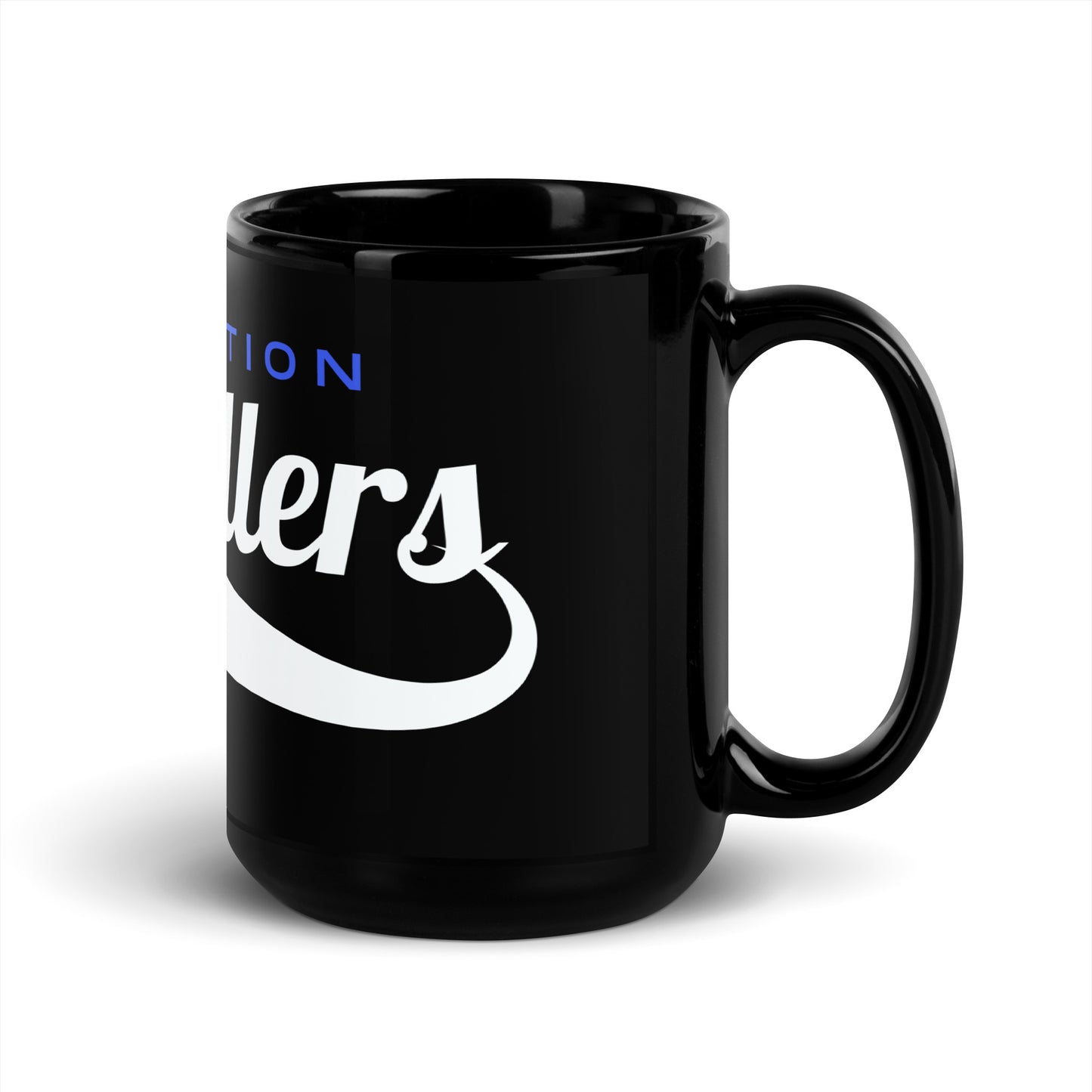 Spitballers Black Glossy Mug