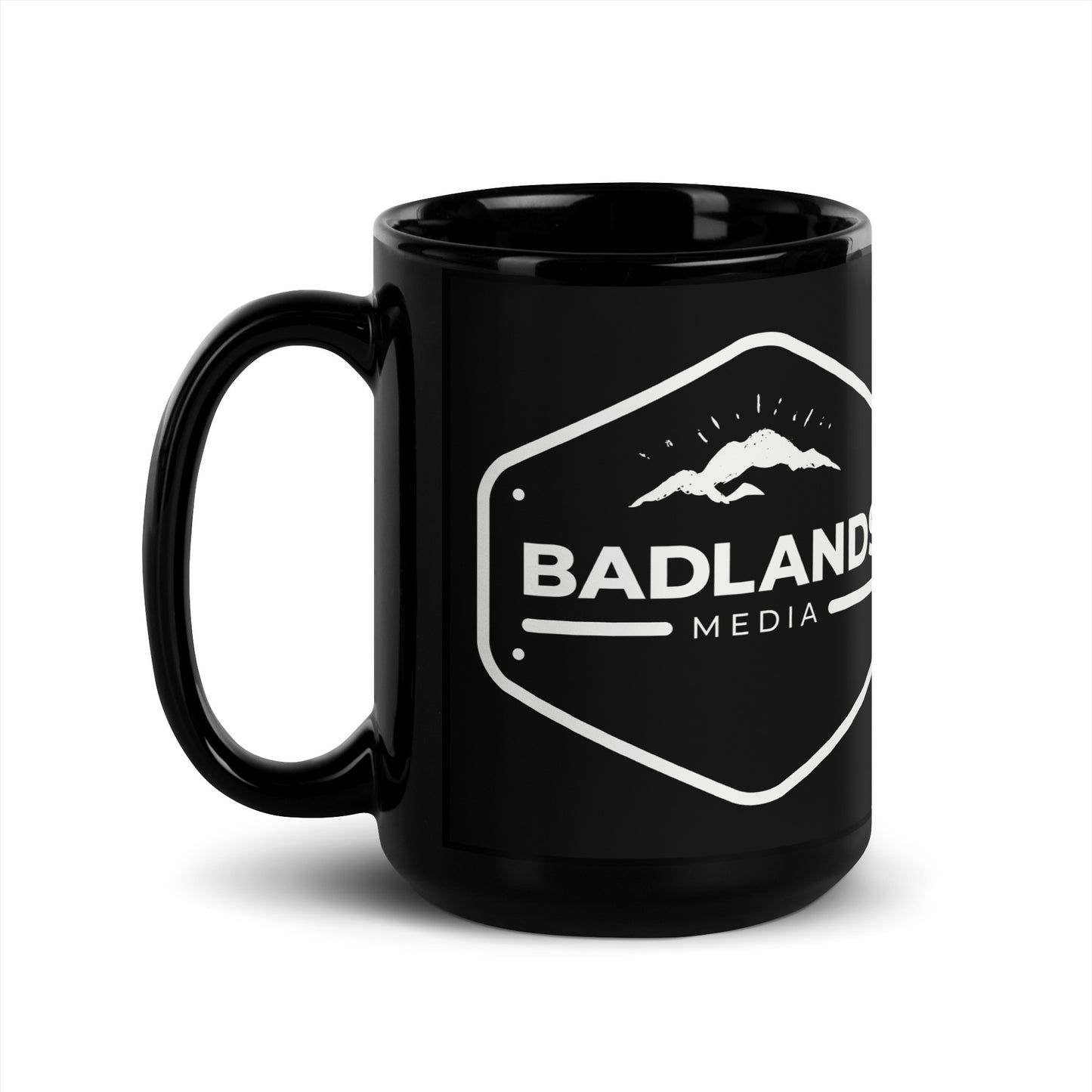 Badlands Black Glossy Mug