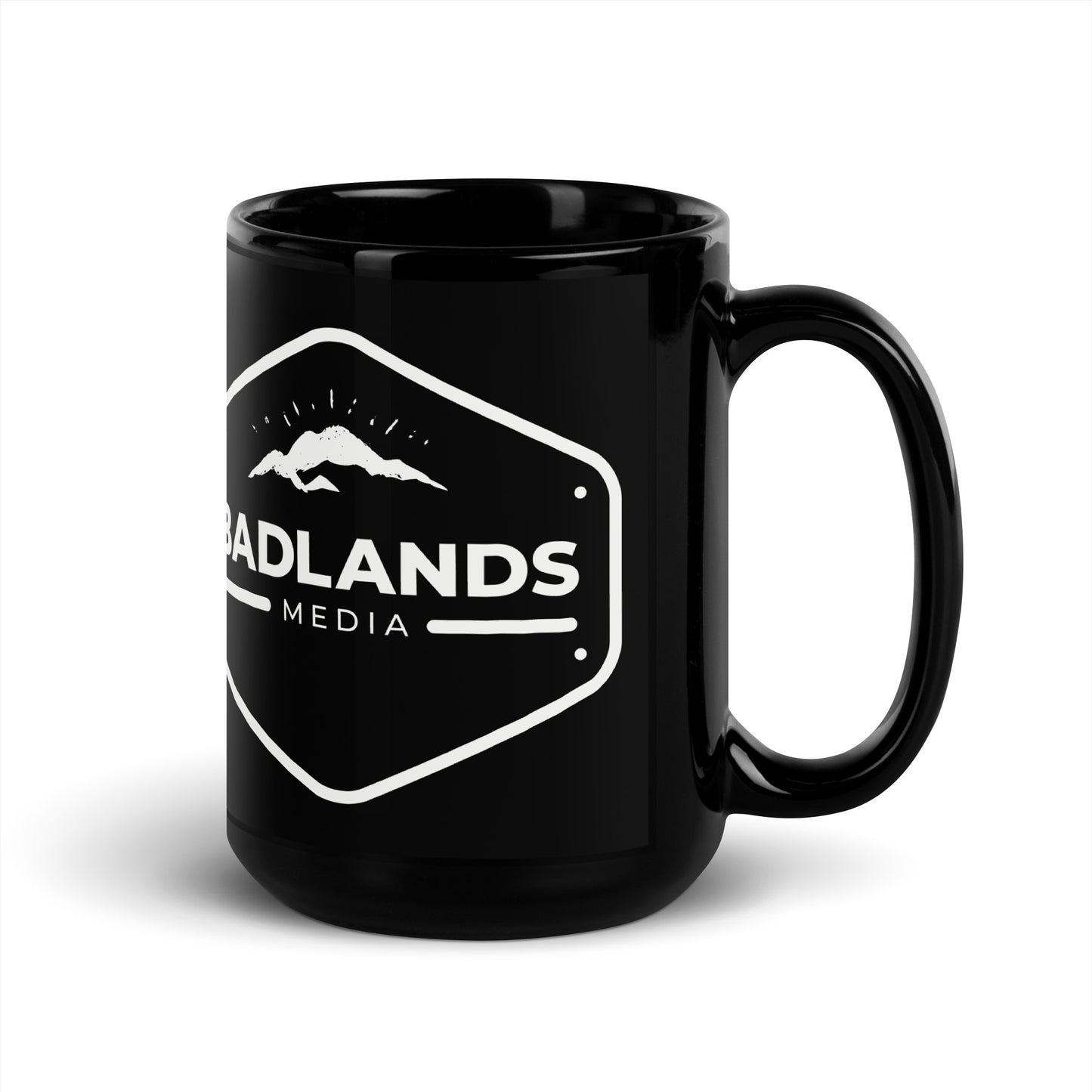 Badlands Black Glossy Mug