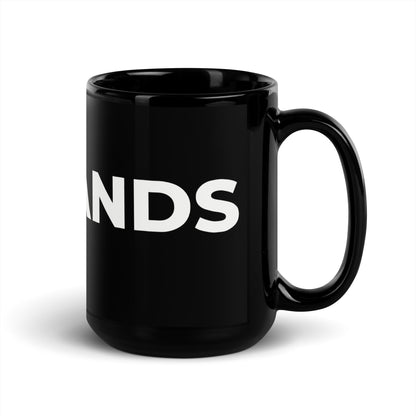 Badlands large logo Black Glossy Mug