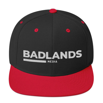 Badlands Snapback Hat with white logo