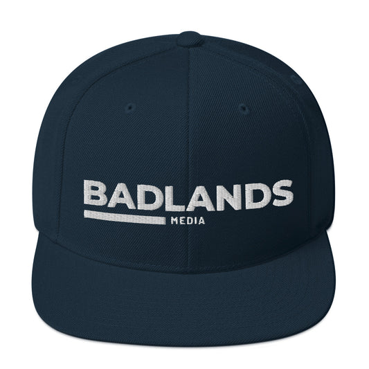 Badlands Snapback Hat with white logo