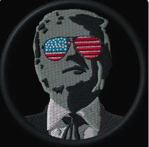 Trump Devolution Embroidered Patch