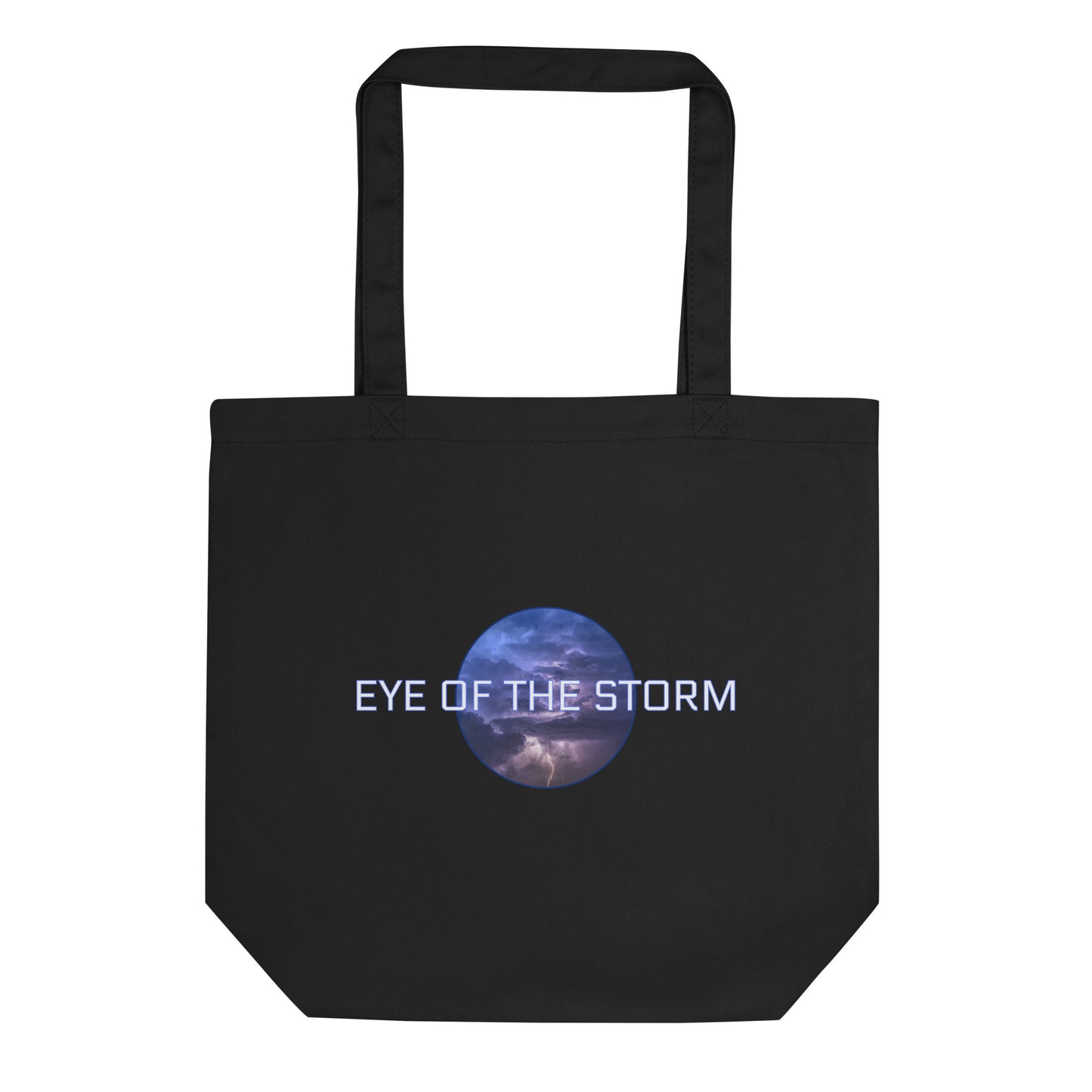 Eye of the Storm Eco Tote Bag (black)