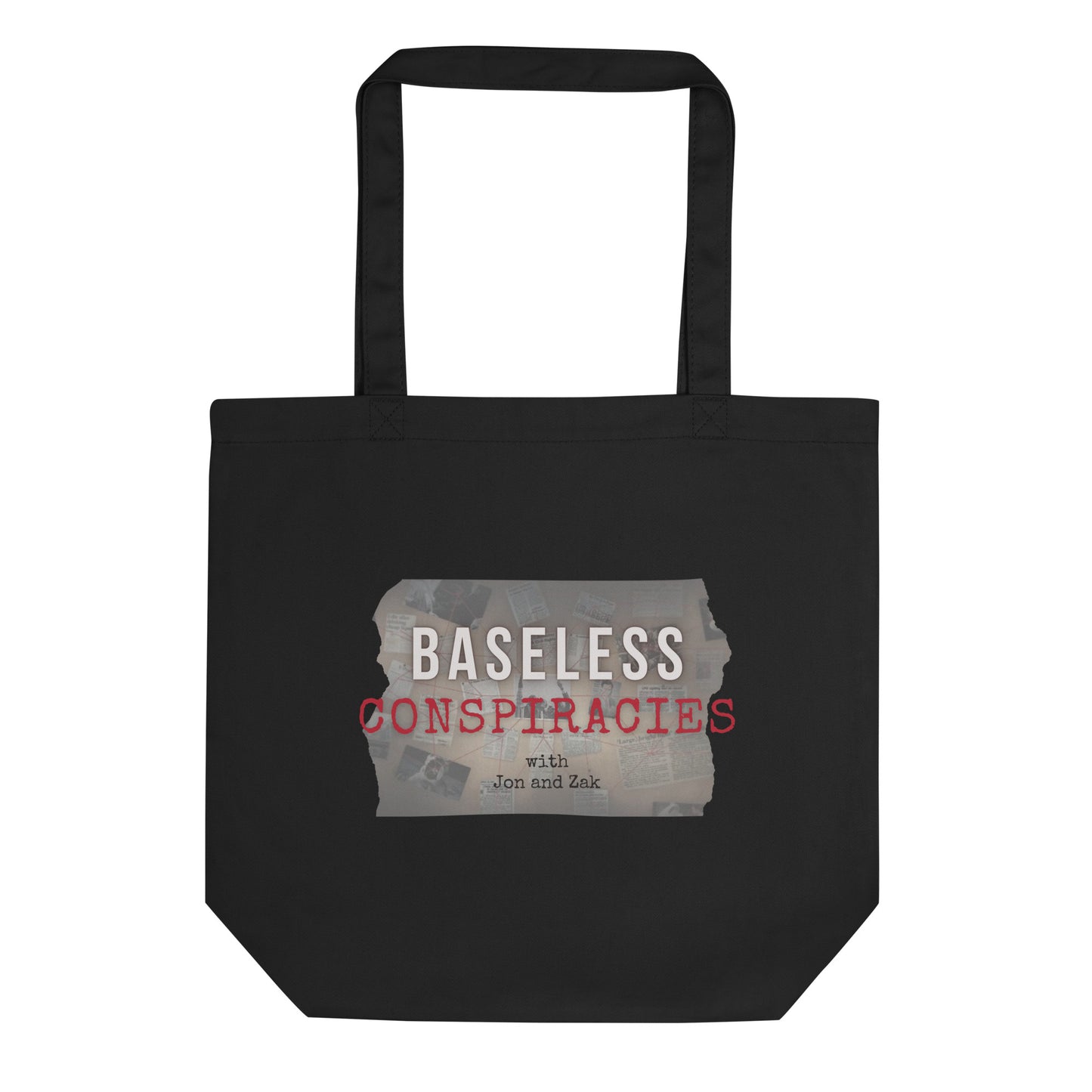 Baseless Conspiracies Eco Tote Bag (black)