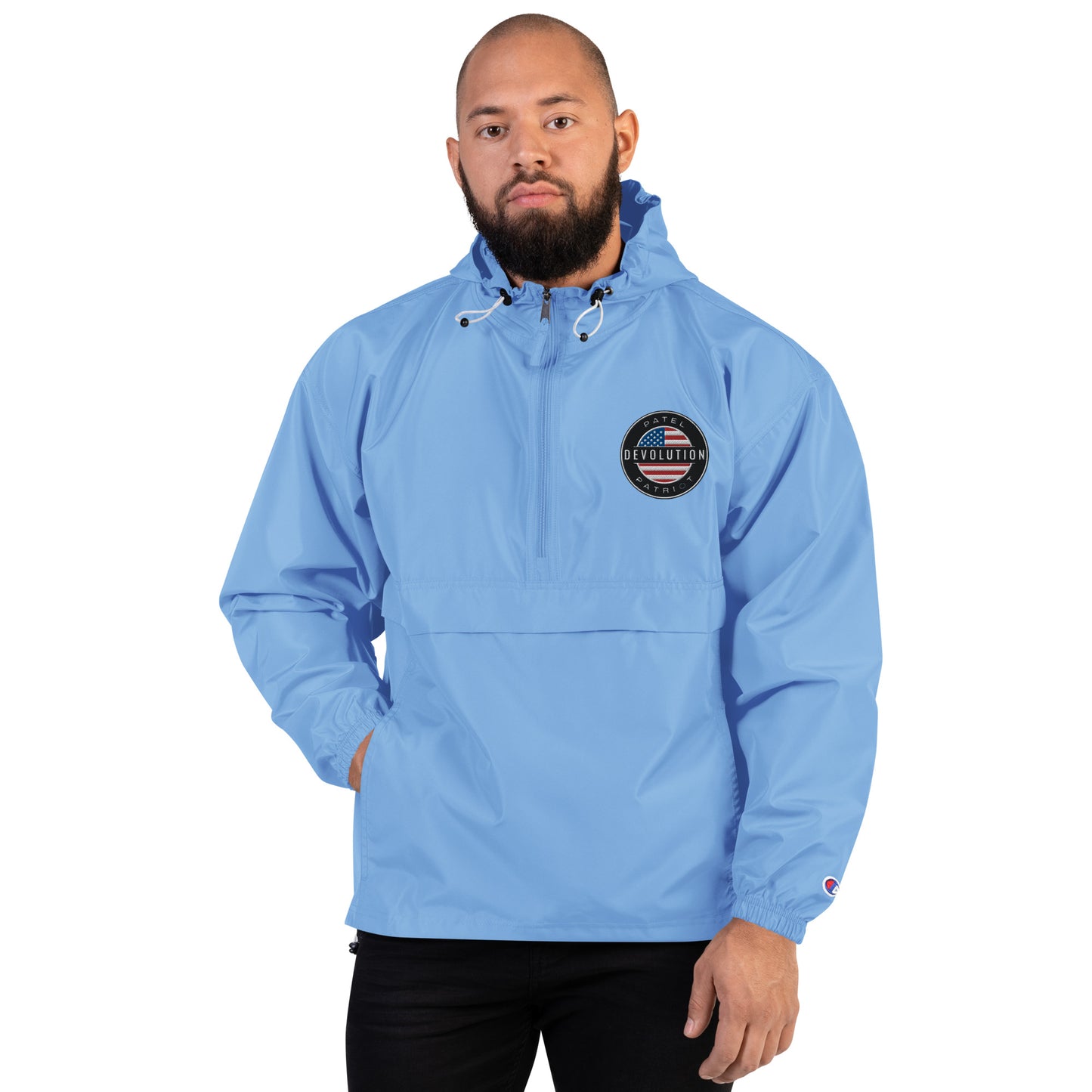 Devolution Circle Embroidered Champion Packable Jacket