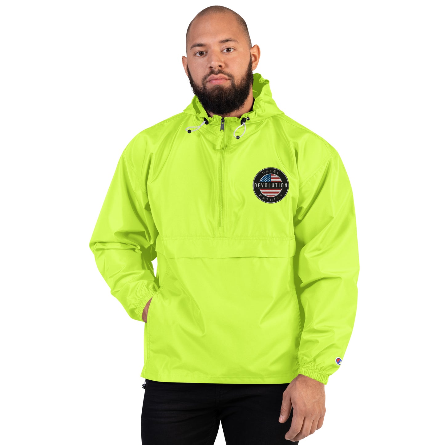 Devolution Circle Embroidered Champion Packable Jacket