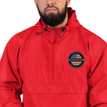 Devolution Circle Embroidered Champion Packable Jacket