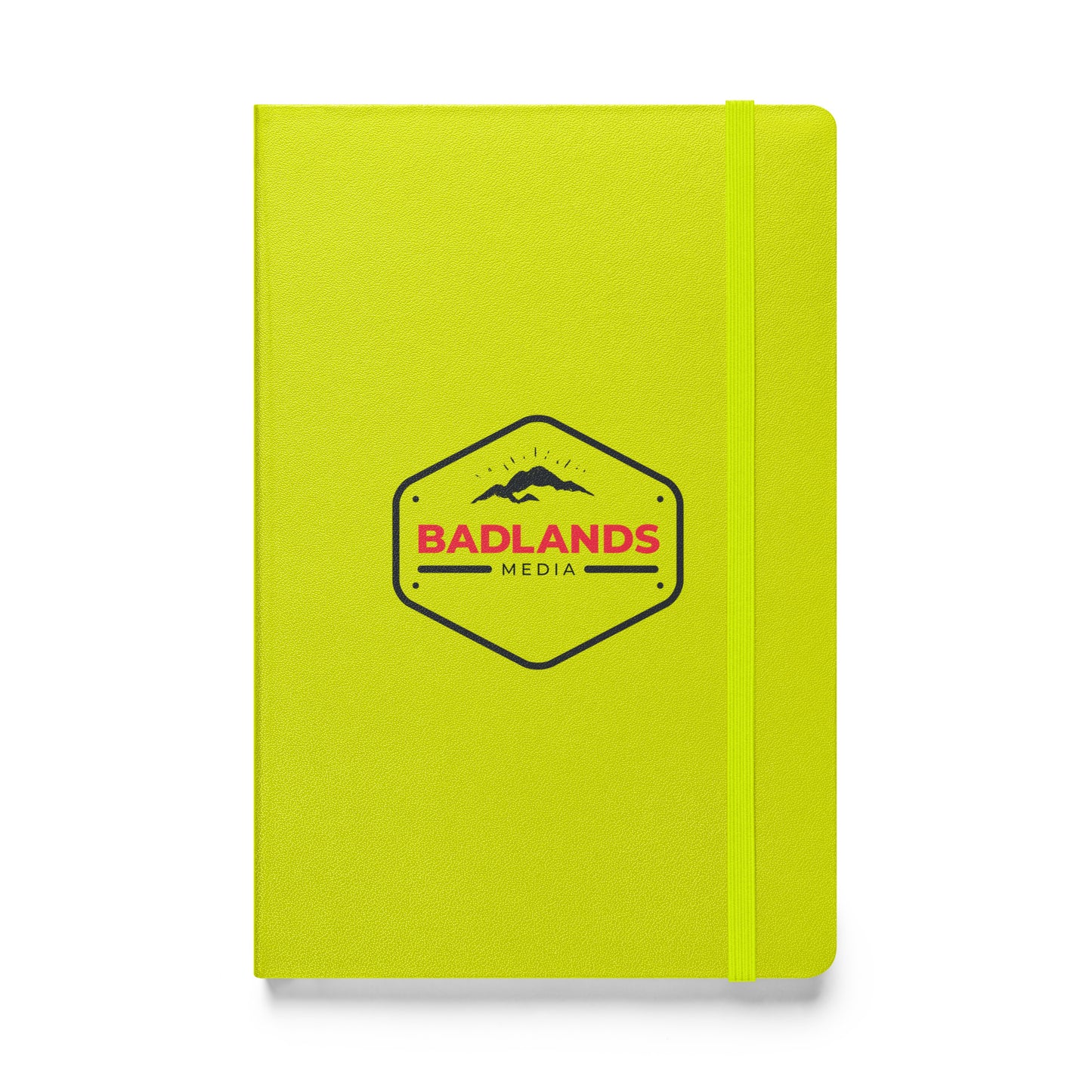 Badlands Hardcover bound notebook (red/blk logo)