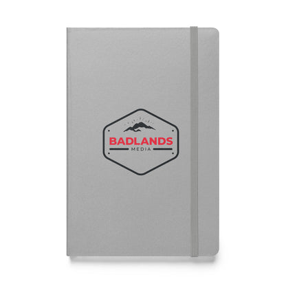 Badlands Hardcover bound notebook (red/blk logo)