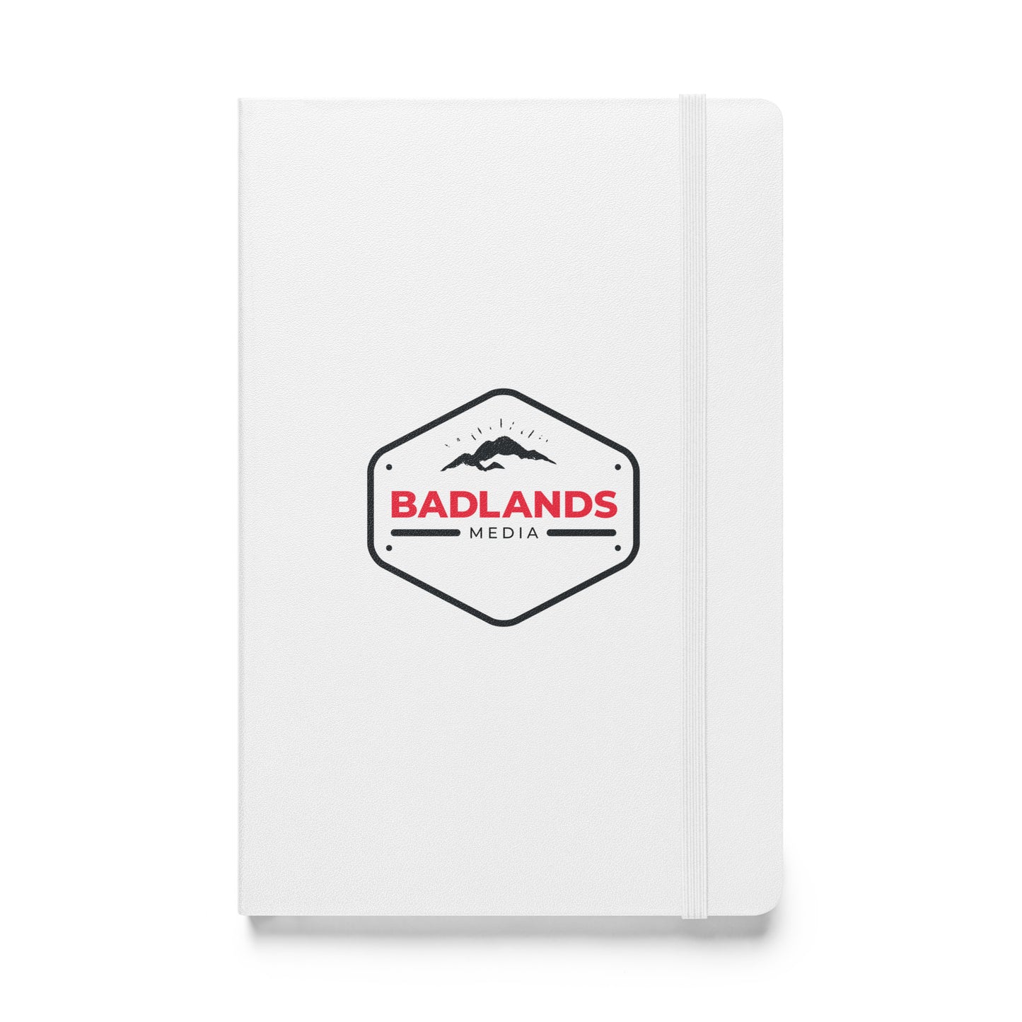 Badlands Hardcover bound notebook (red/blk logo)