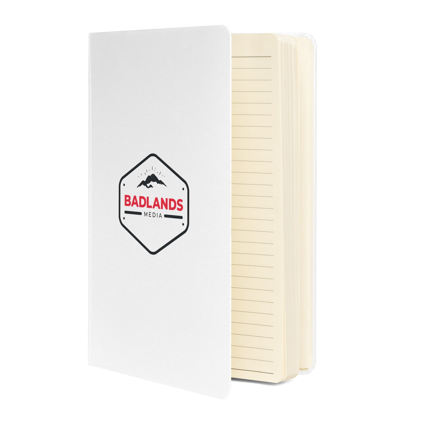 Badlands Hardcover bound notebook (red/blk logo)