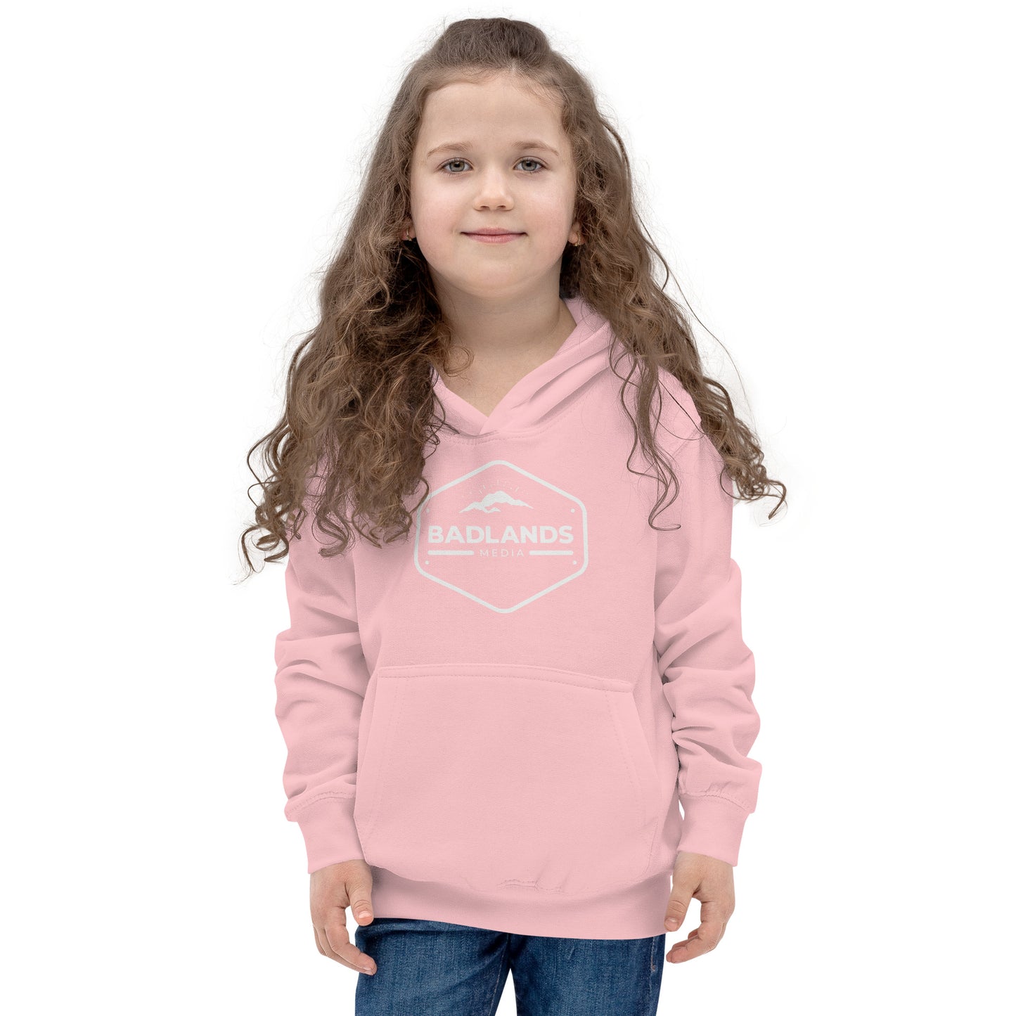 Badlands Kids Unisex Hoodie (white logo)