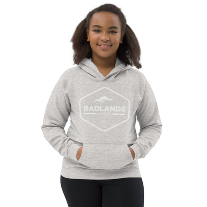 Badlands Kids Unisex Hoodie (white logo)