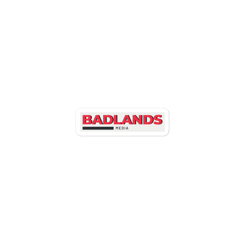 Badlands Red Logo Bubble-Free Stickers