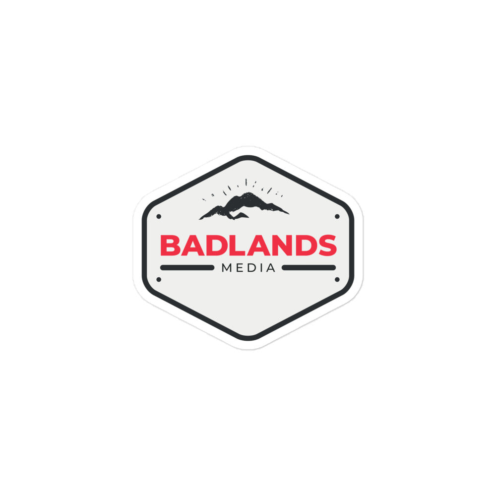 Badlands Hexagon Bubble-Free Stickers