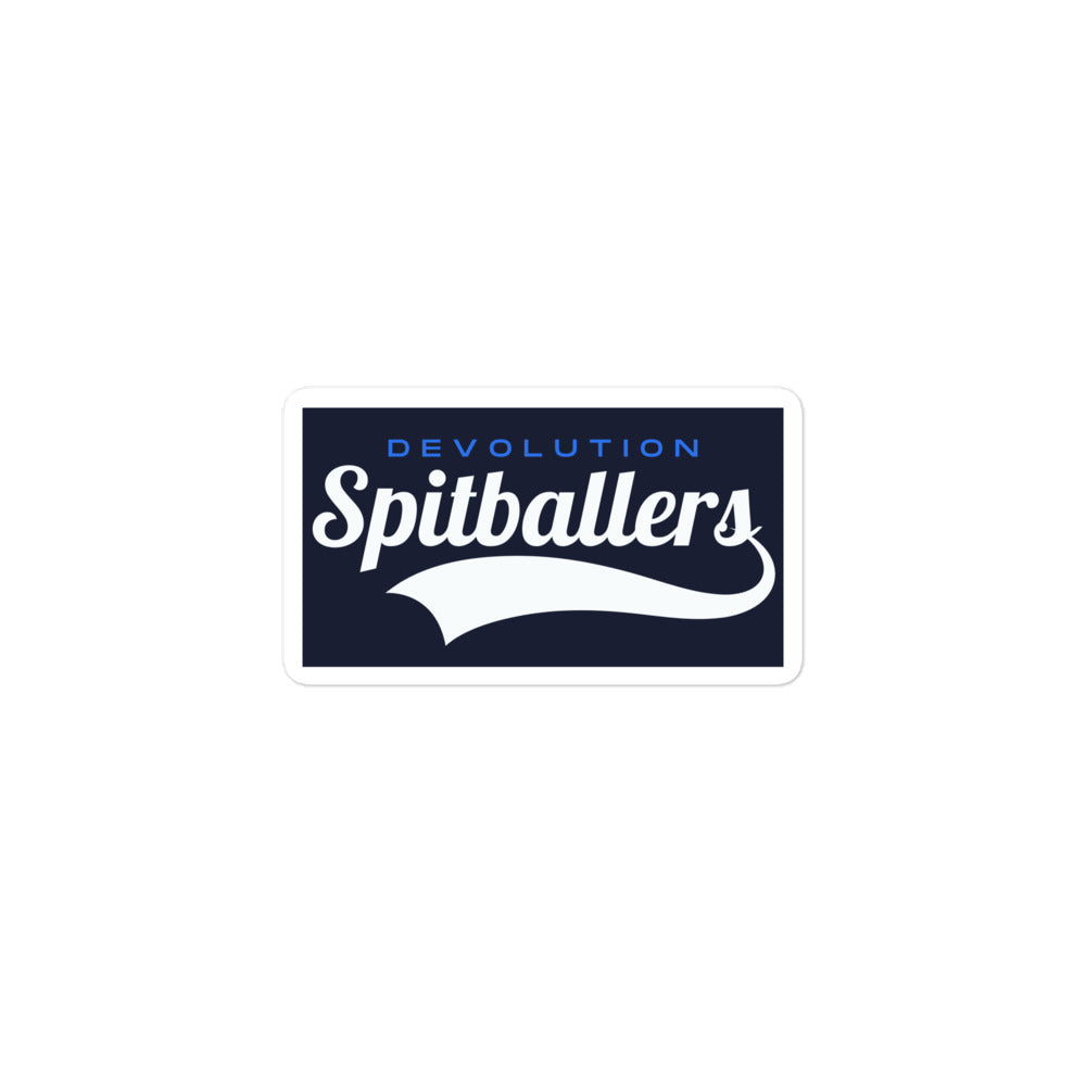 Spitballers Bubble-free stickers (blue)