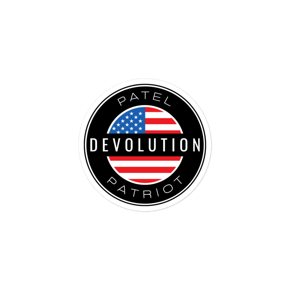 Devolution Circle Bubble-free stickers