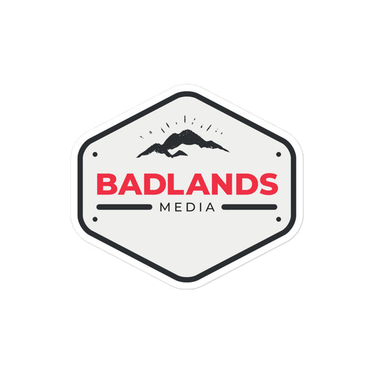 Badlands Hexagon Bubble-Free Stickers