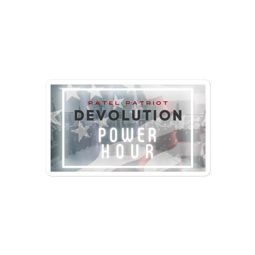 Devolution Power Hour Bubble-free stickers