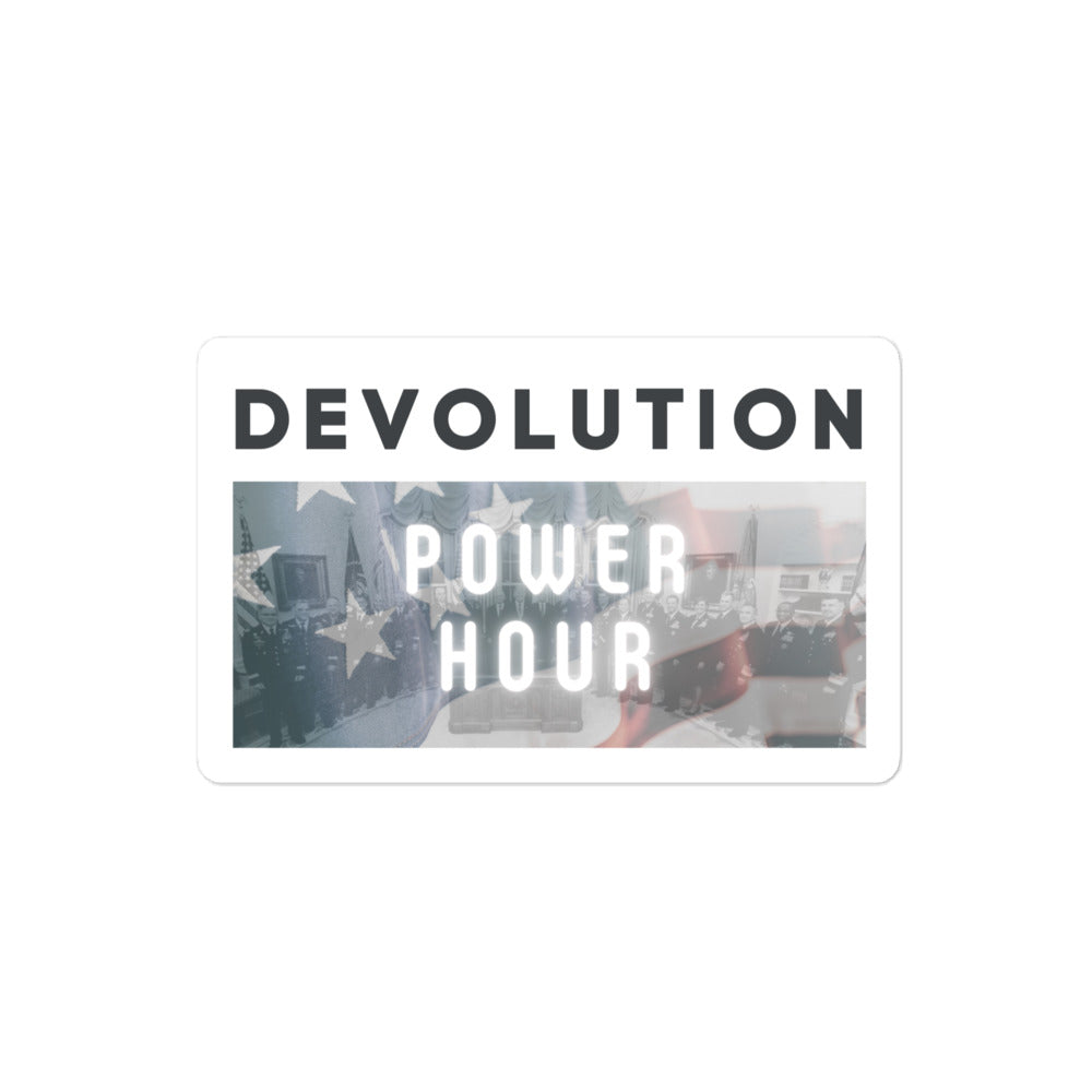 Devolution Power Hour Bubble-free stickers (version 2)