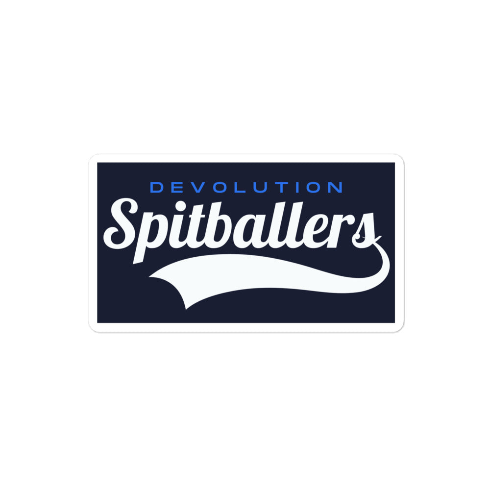 Spitballers Bubble-free stickers (blue)