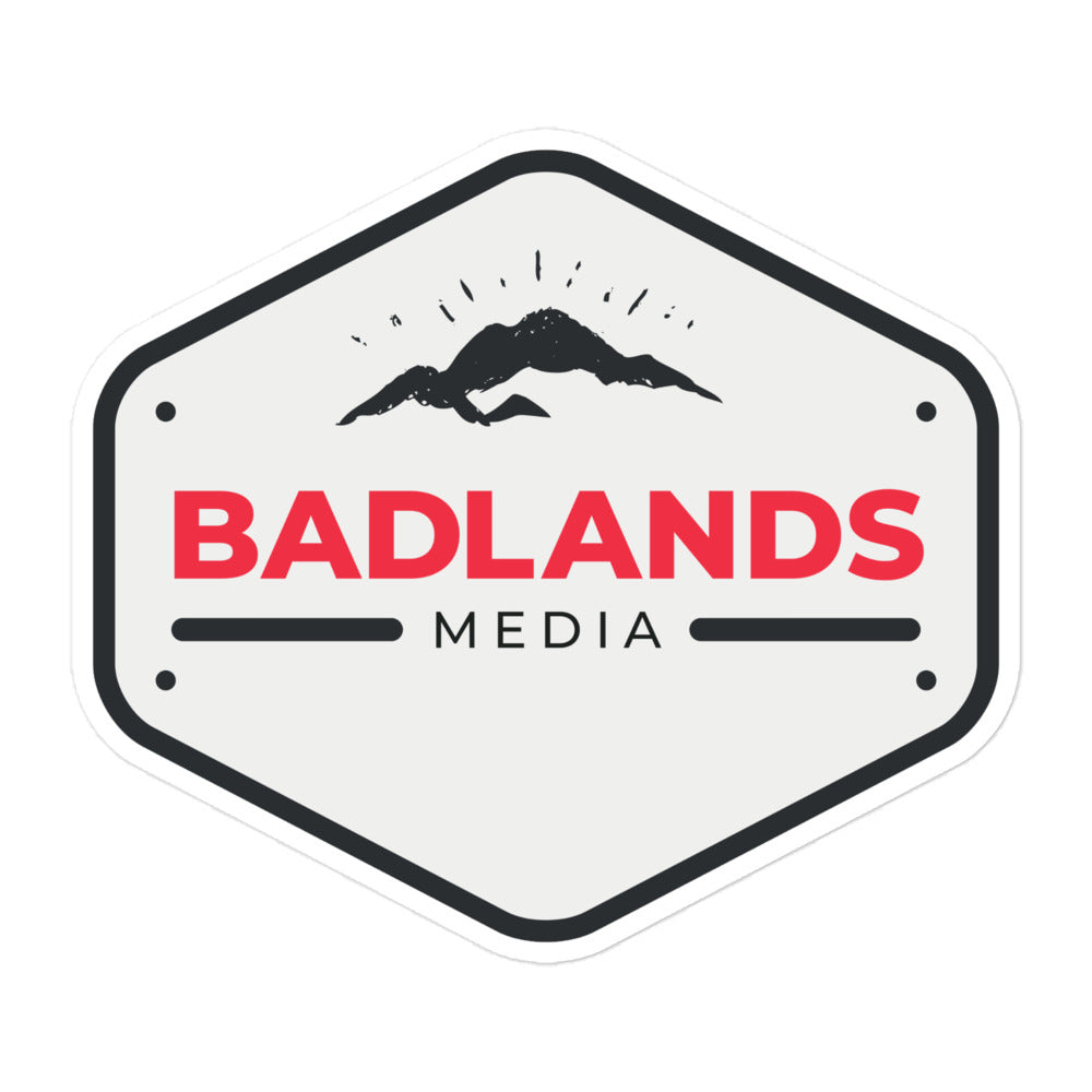 Badlands Hexagon Bubble-Free Stickers