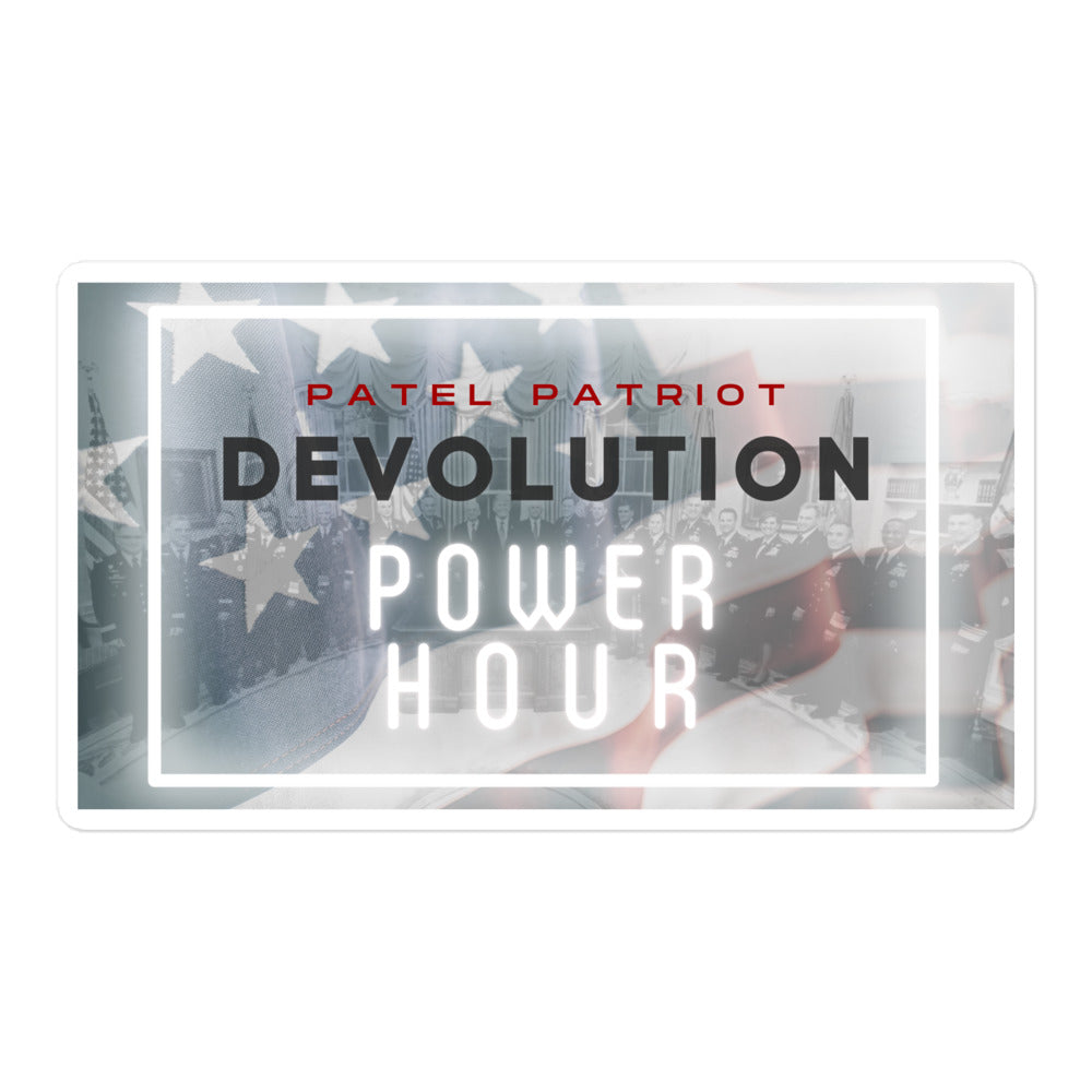 Devolution Power Hour Bubble-free stickers