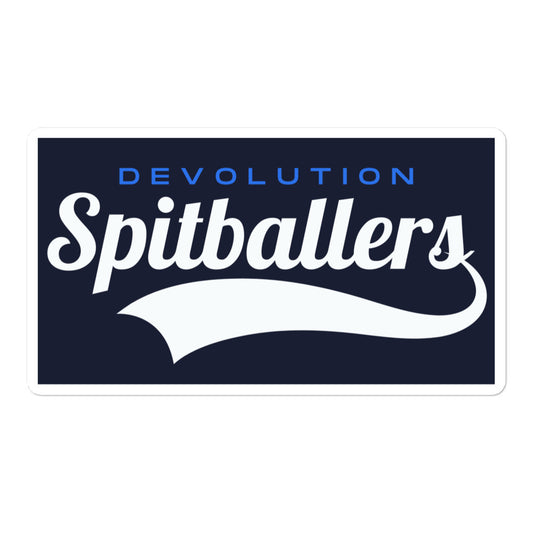 Spitballers Bubble-free stickers (blue)