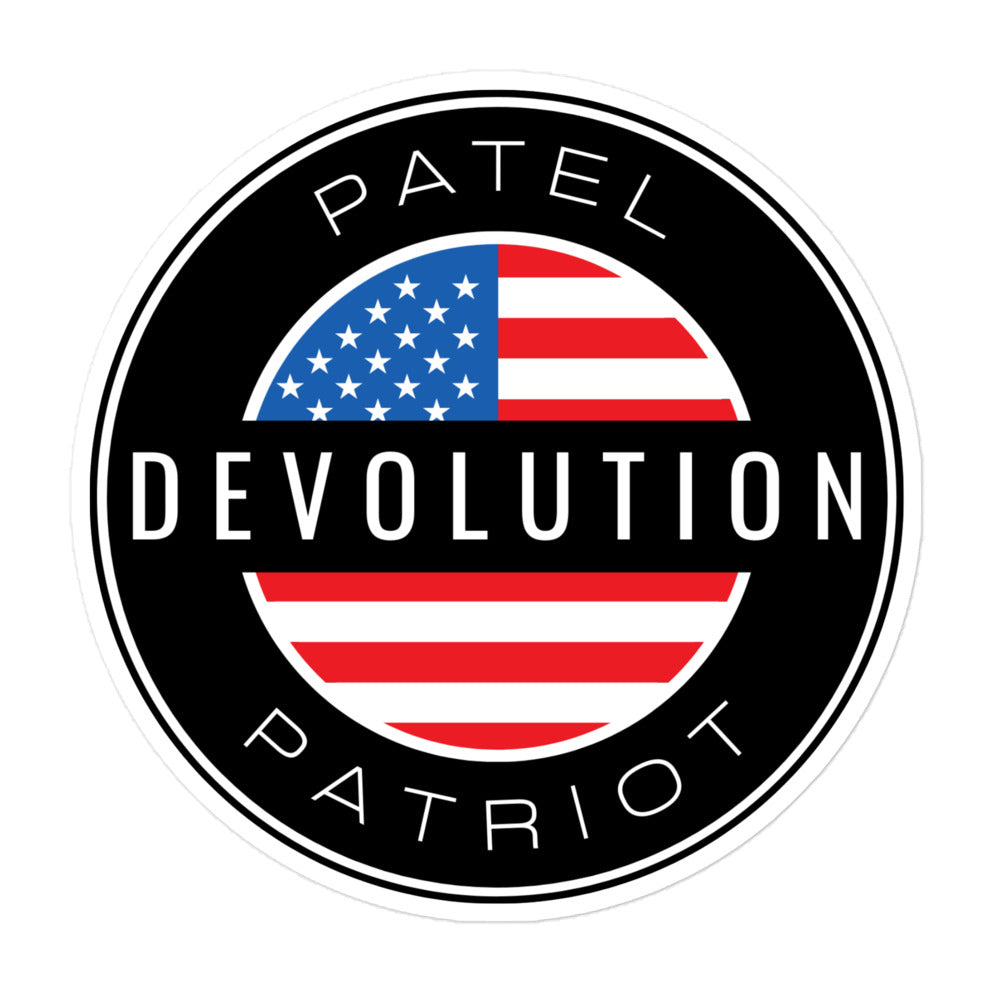 Devolution Circle Bubble-free stickers