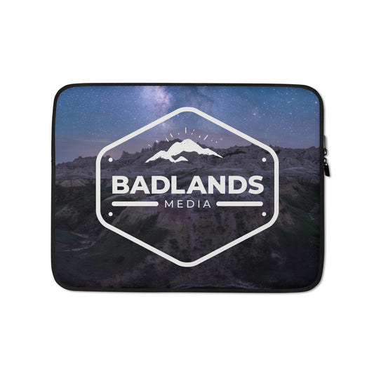 Badlands Laptop Sleeve in midnight nebula (2 sizes)