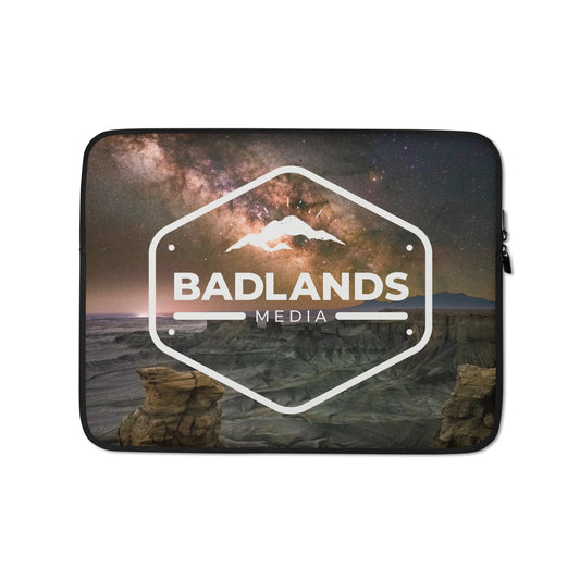 Badlands Laptop Sleeve in desert nebula (2 sizes)