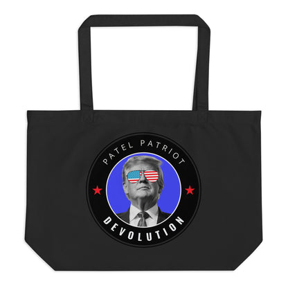 Trump Devolution Large organic tote bag