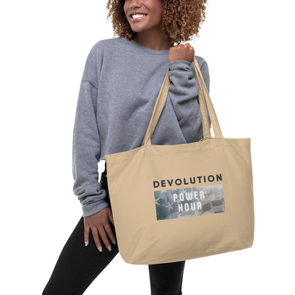 Devolution Power Hour Large organic tote bag (natural)