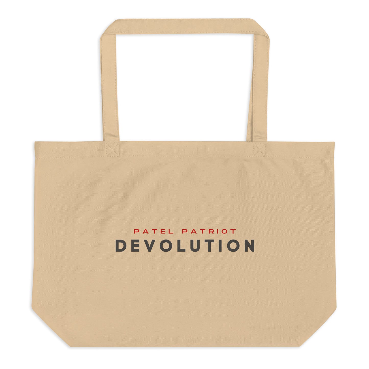 Devolution Large organic tote bag (natural)